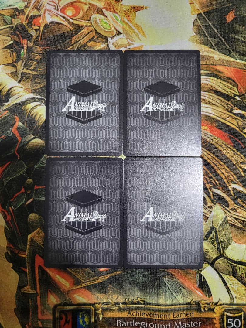 アニマルカードゲーム 鉄檻 プロモ foil 4枚セット