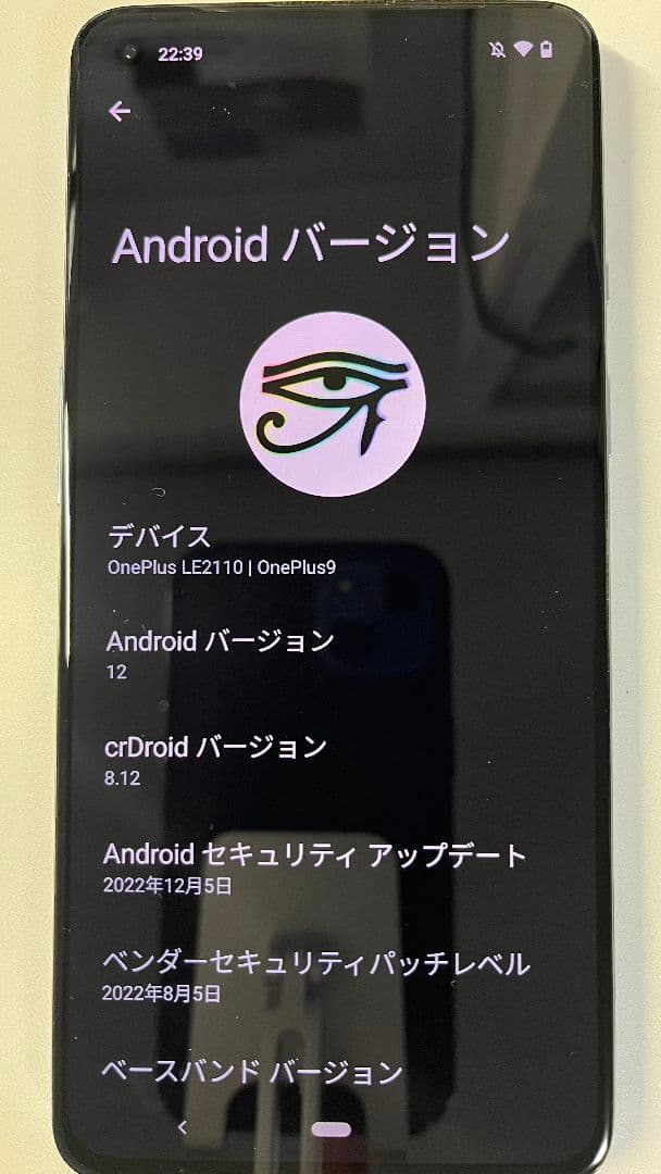 [複垢運用可能] OnePlus 9 8/128GB ブルー 位置偽装