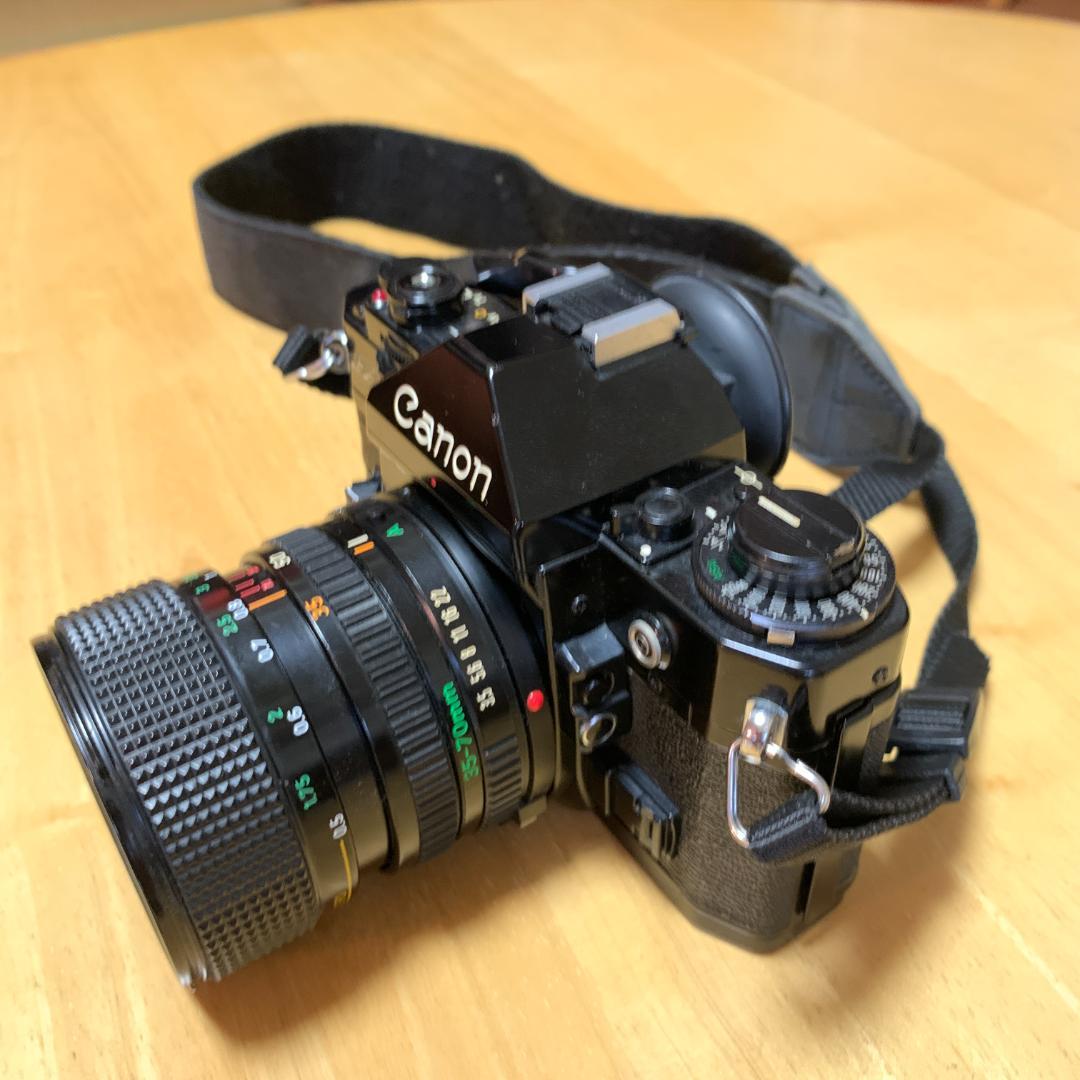 【値下げしました】Canon A-1 フィルム一眼レフFD35-70mm 取説付