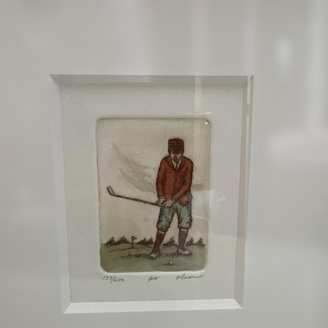 ゴルフ リトグラフ 4枚