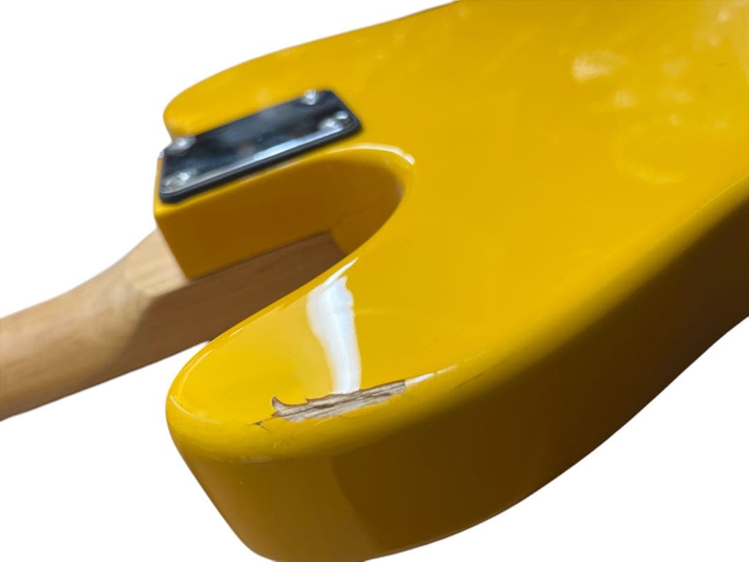 PLAYTECH プレイテック　テレキャスター　エレキギター　イエロー