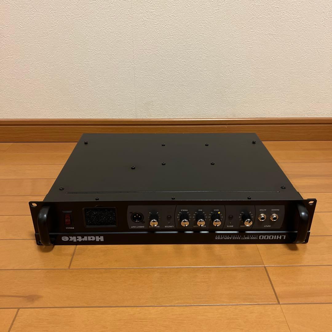 ❶Hartke LH1000 ベースアンプ ❷❸スピーカー❹ラック同時ご購入