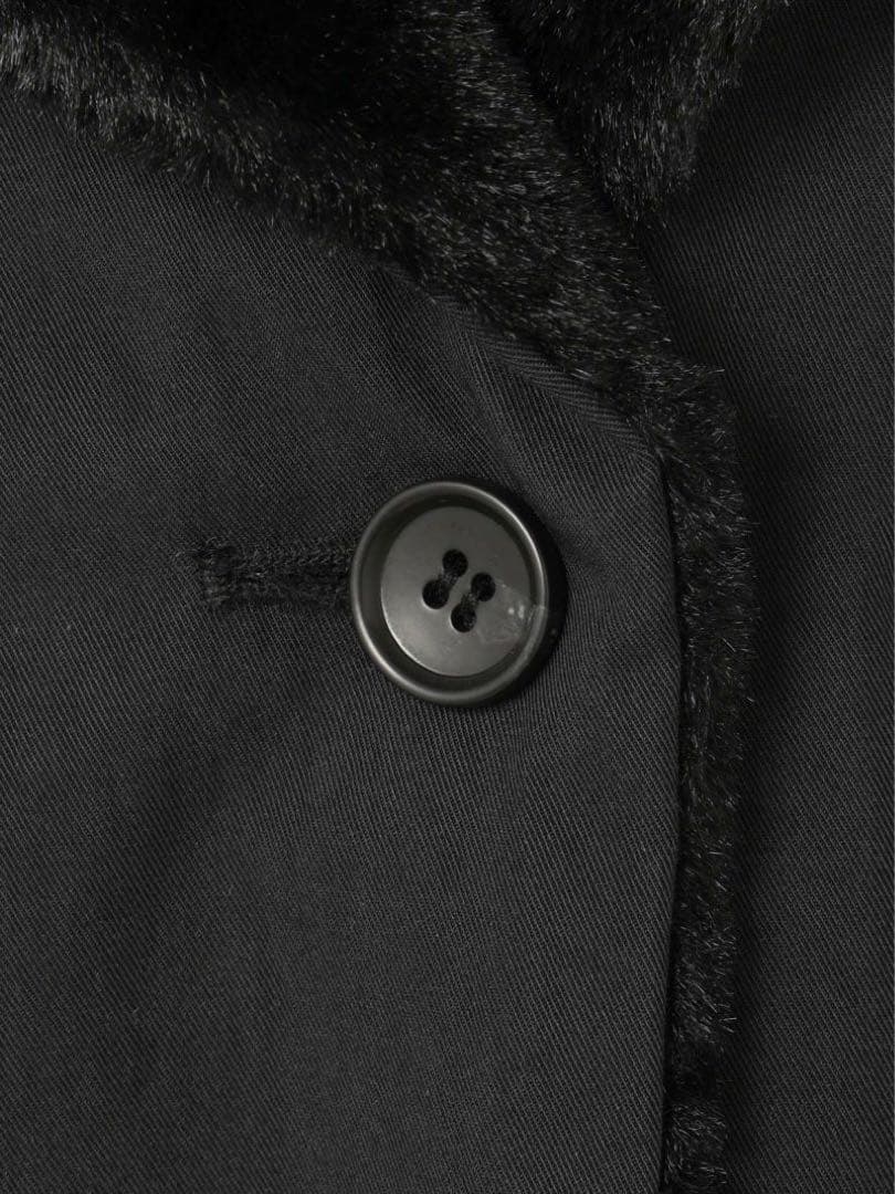 12/21迄　mizuiro ind ミズイロインド バックボアコート 裏ボア