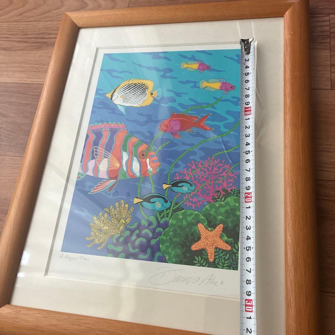 貴重　本人サイン David Ashe シルクスクリーン