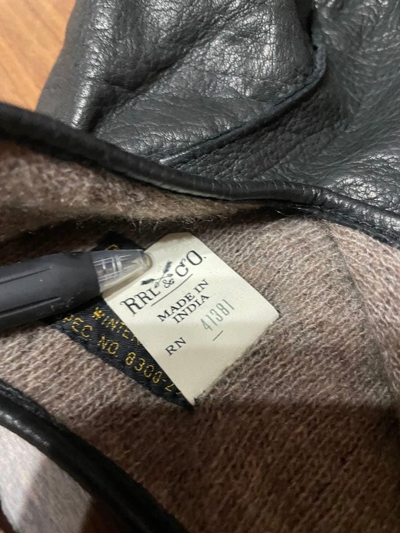 DOUBLE R.L. & CO. レザー手袋 Lサイズ