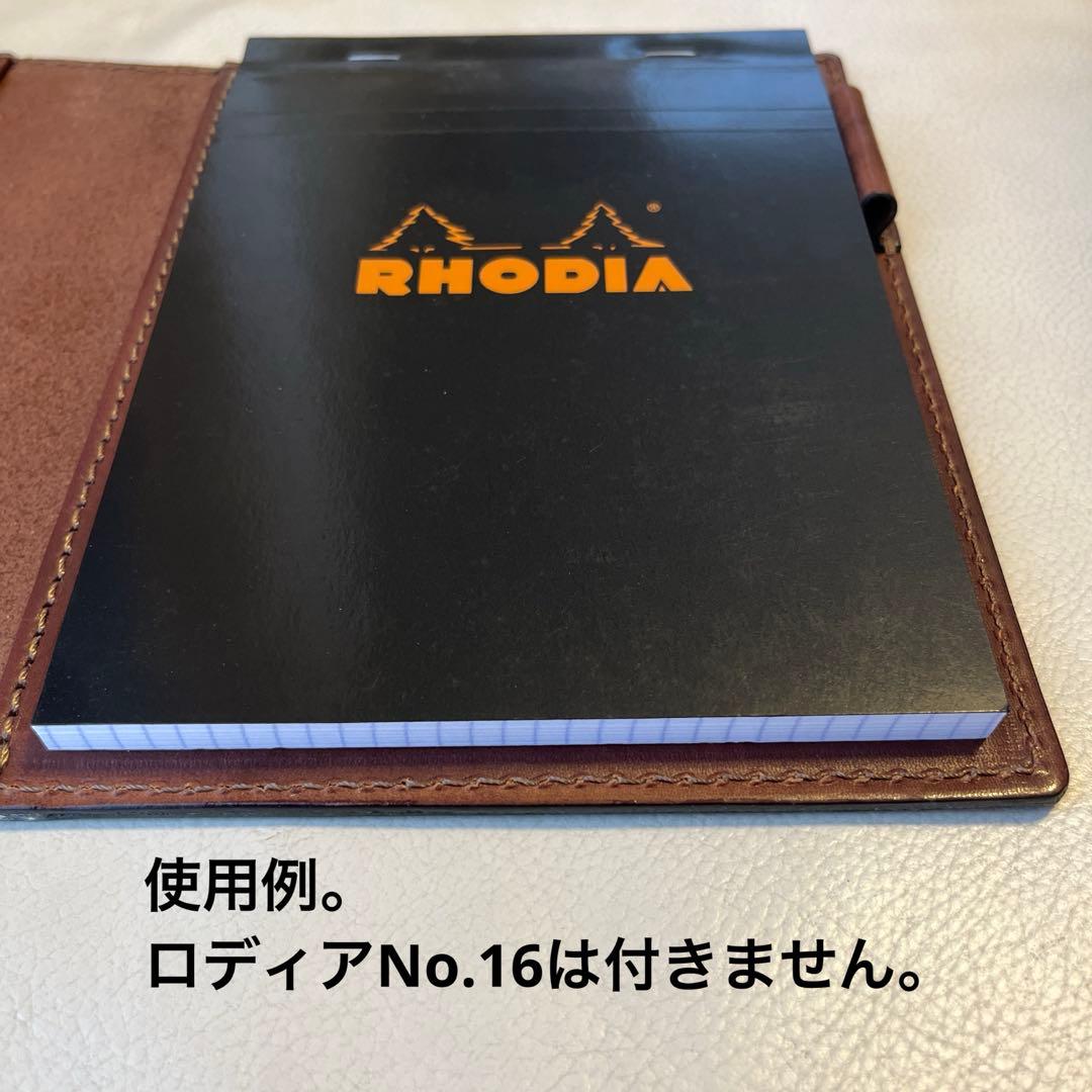 《最終値下げ》【美品】HERZノートパッドホルダーA5 ✨チョコ♪