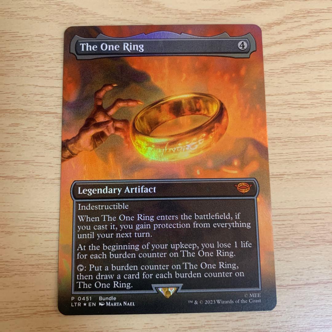 一つの指輪　foil 英語版　バンドル　1枚
