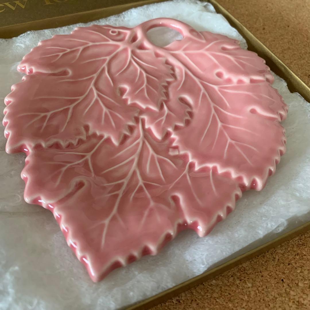 チェコ　UPM リーフディシュ　プレート　メトロポリタン美術館ショップ