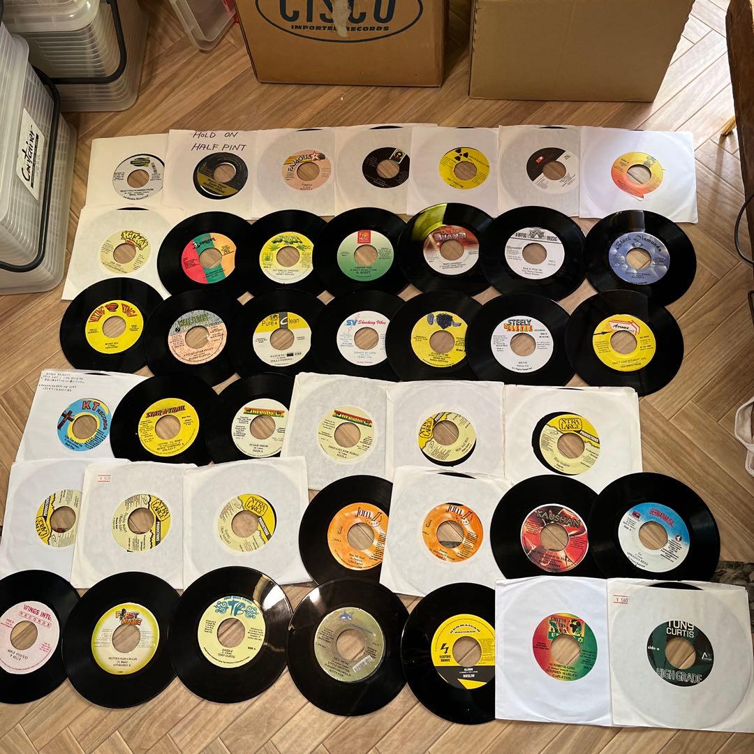 247枚！レゲエ　7インチレコード　まとめ売り　no.2