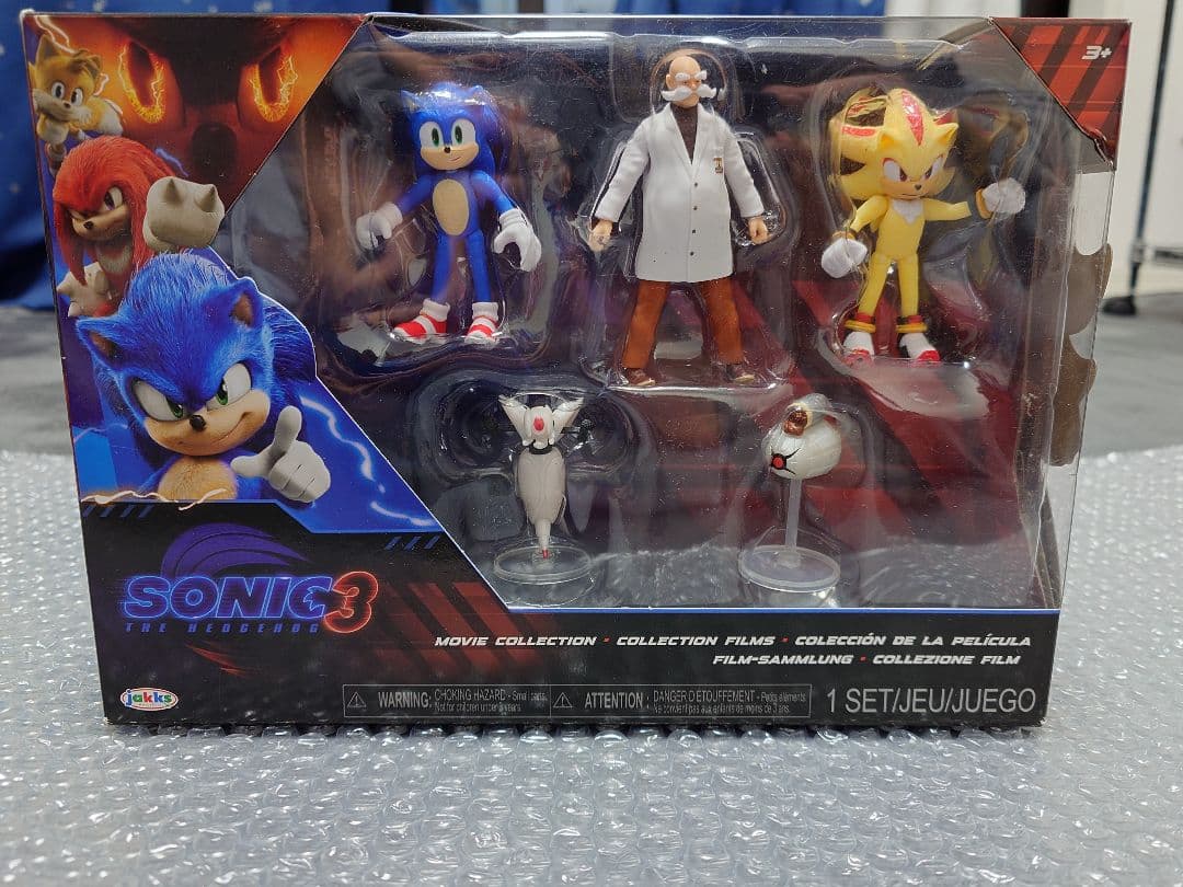 映画ソニック3 アクションフィギュアセット