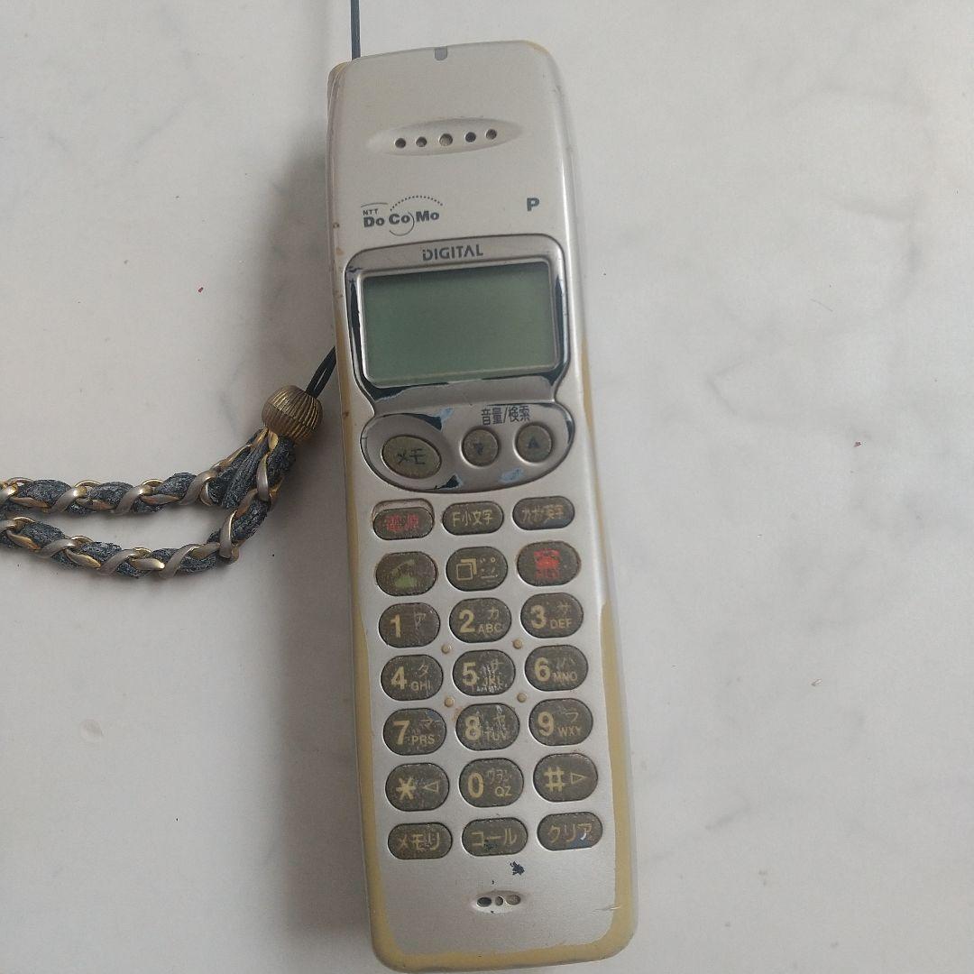 【昭和レトロ】docomoP101 ヴィンテージ携帯 約30年前の人気機種