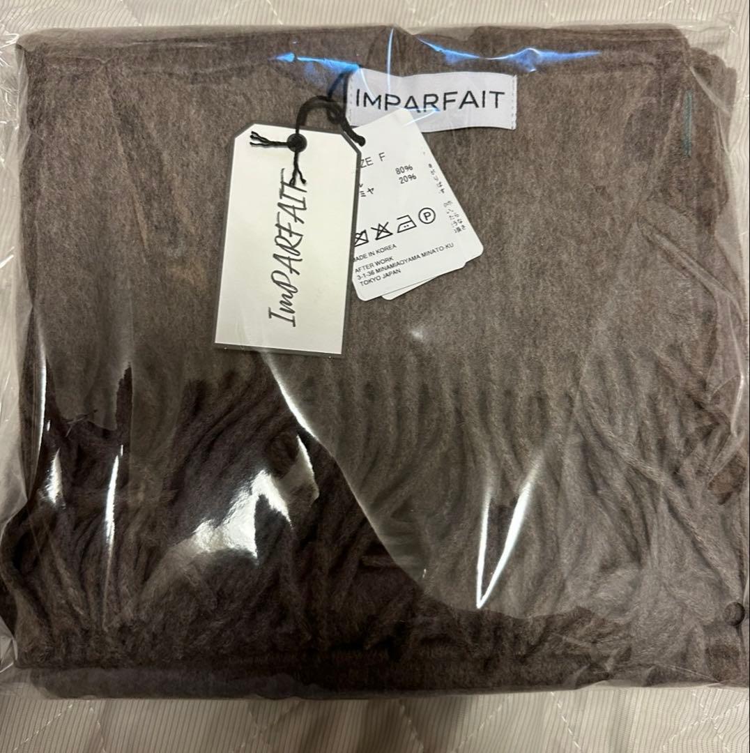 IMPARFAIT アンパルフェ ストール✴︎トープ