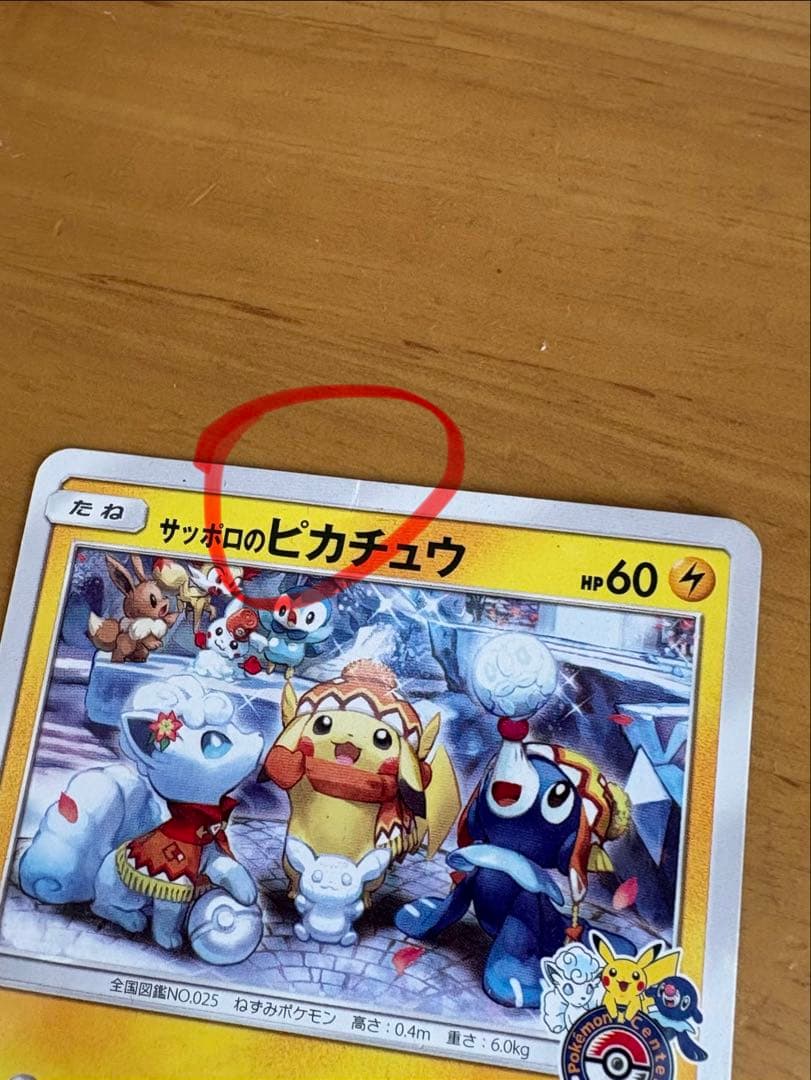 N*様 サッポロのピカチュウ　ポケモンカード