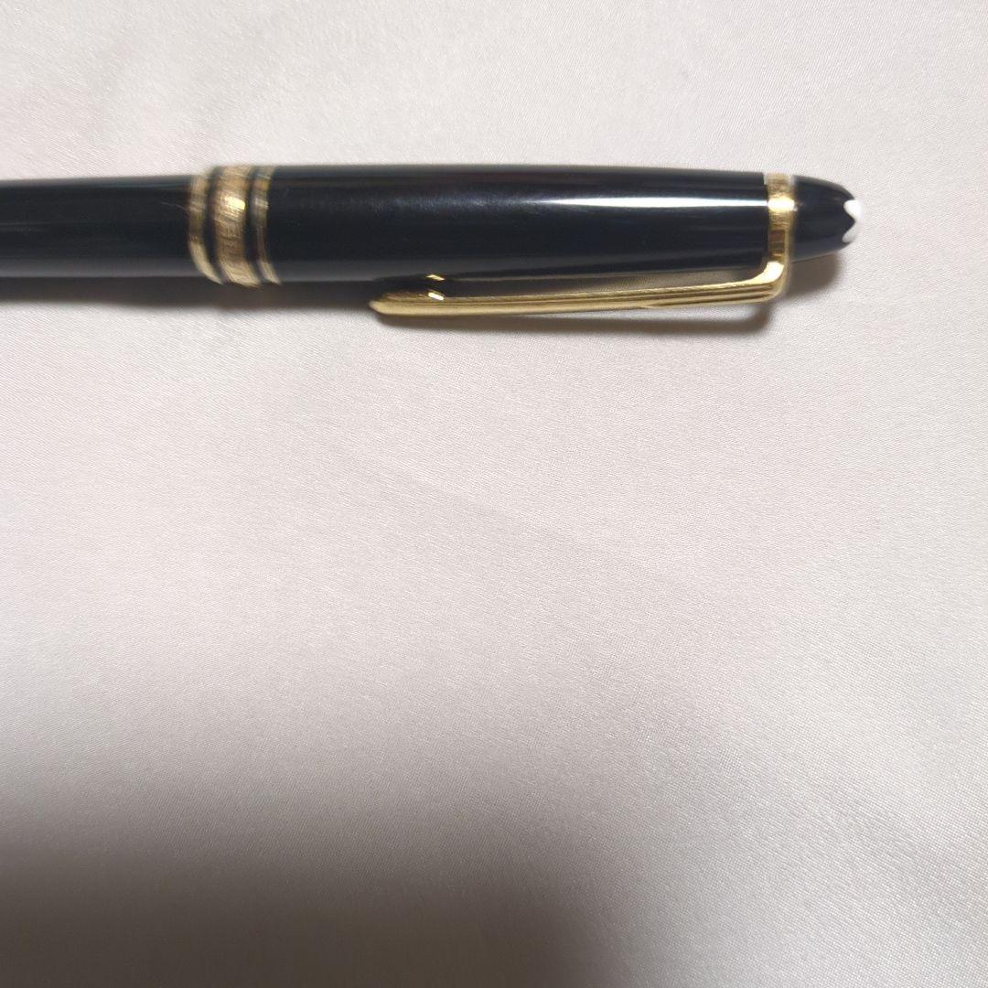 モンブラン　ボールペン マイスターシュテュック　164 黒　金色のアクセント