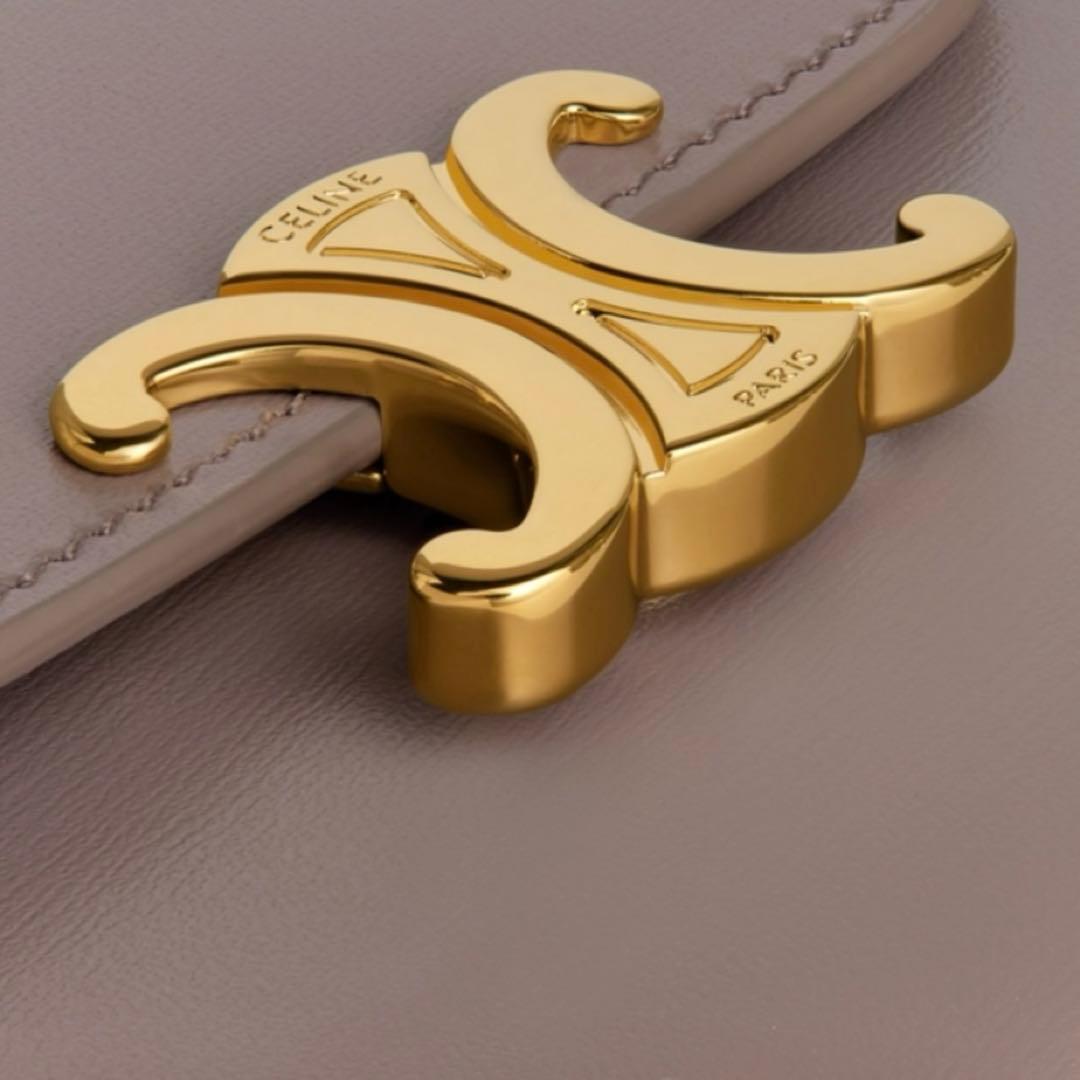 【正規品】 スモールウォレット トリオンフ / シャイニーカーフスキン ぺブル