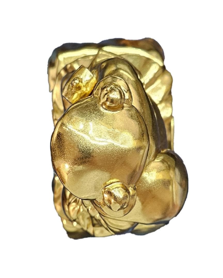 三面大黒天-手彫り仕上げ-黄金-黒檀-基本セット