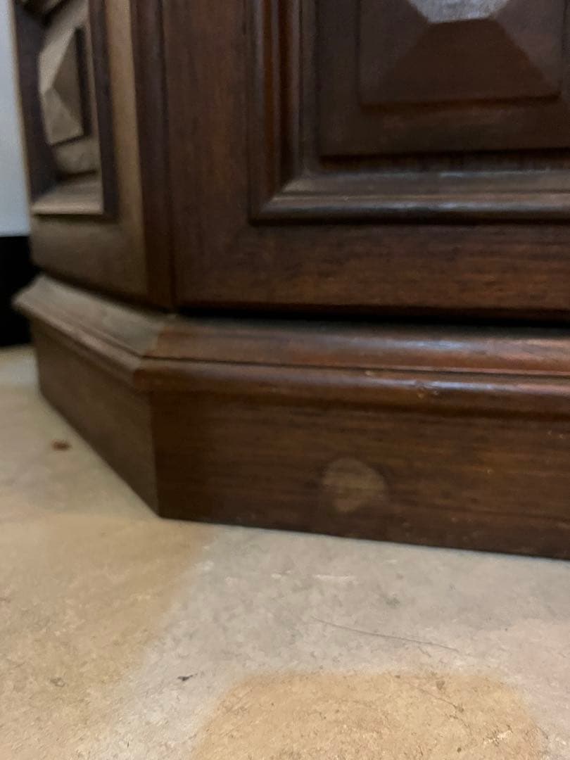 スペイン　アンティーク　オクタゴンサイドテーブル