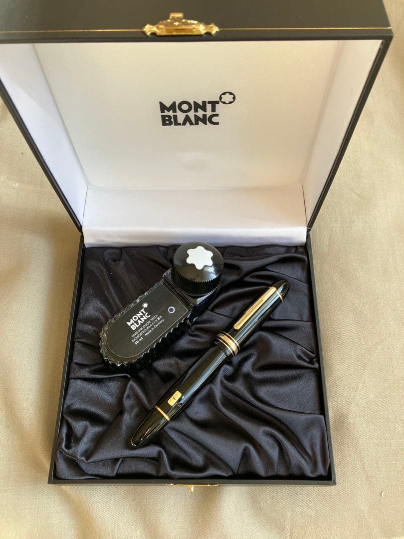ネ*ギ様 MONT BLANC No. 149 万年筆 インクボトル付き　ペンケ