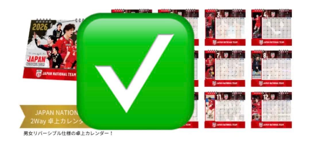 【年内セット販売】【限定】JVA バレーボール男子日本代表　福袋2026
