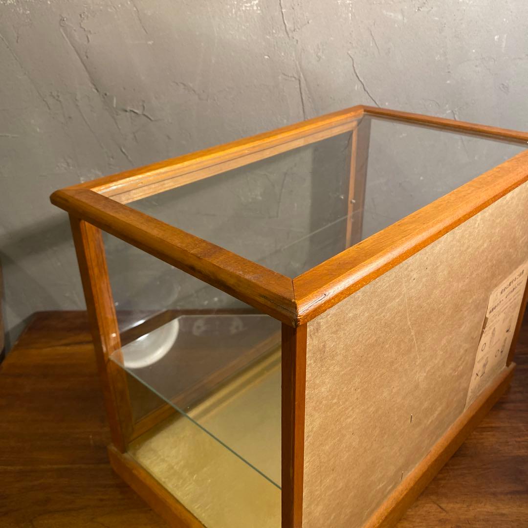 昭和レトロ 二段ショーケース 飾り棚 和家具 インテリア 什器 コレクション用