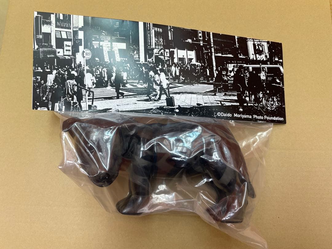 森山大道 三沢の犬 ソフビ フィギュア SECRET BASE クリアブラック