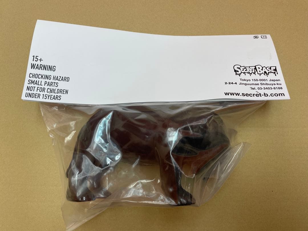 森山大道 三沢の犬 ソフビ フィギュア SECRET BASE クリアブラック