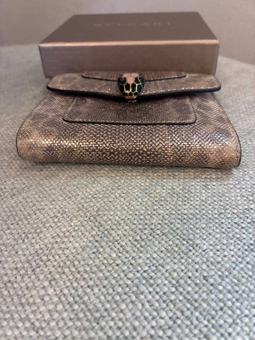 BVLGARI ブルガリセルペンティ フォーエバー 二つ折り財布