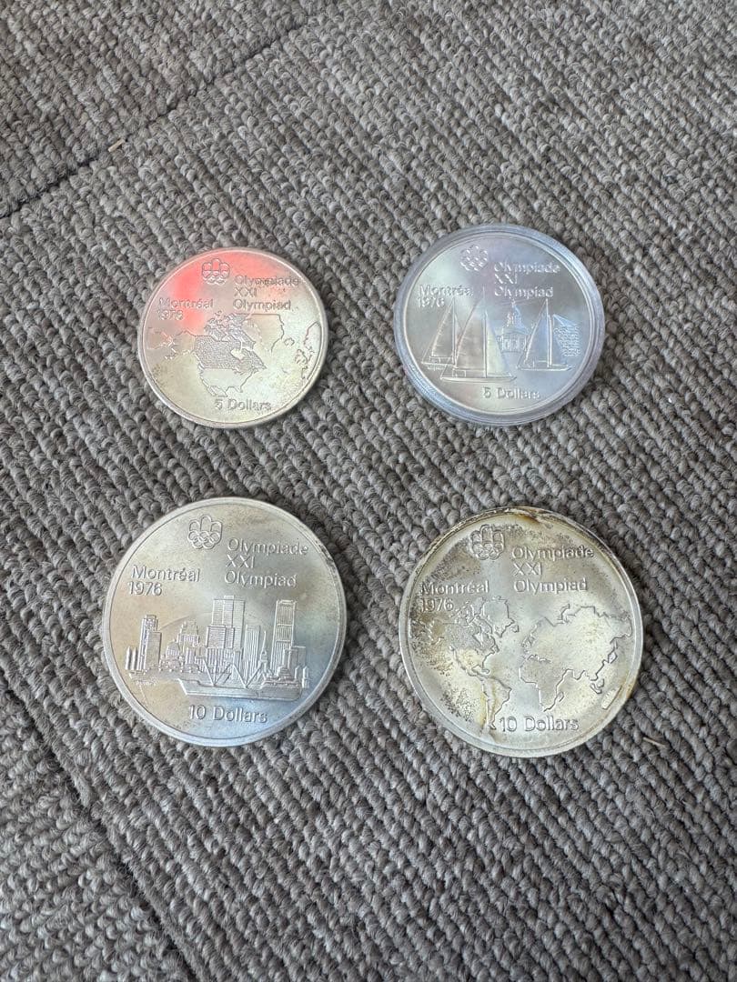 1976年 モントリオールオリンピック 記念銀貨セット