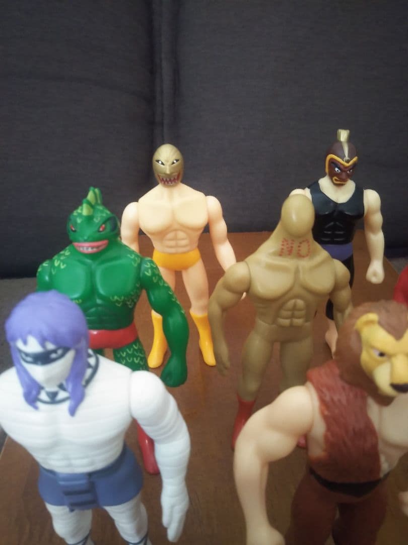 希少　タイガーマスク　ソフビ　11体　セット売り（当時モノ）