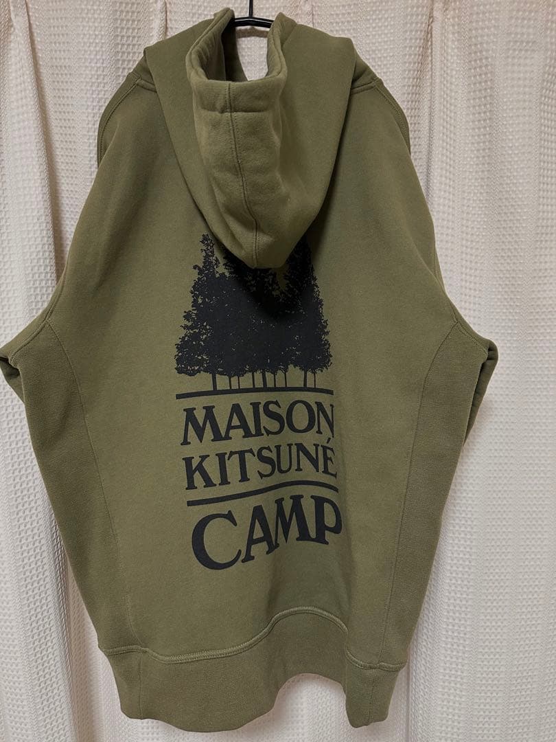 メゾンキツネキャンプMaison Kitsunécanpフーディパーカーレア本物