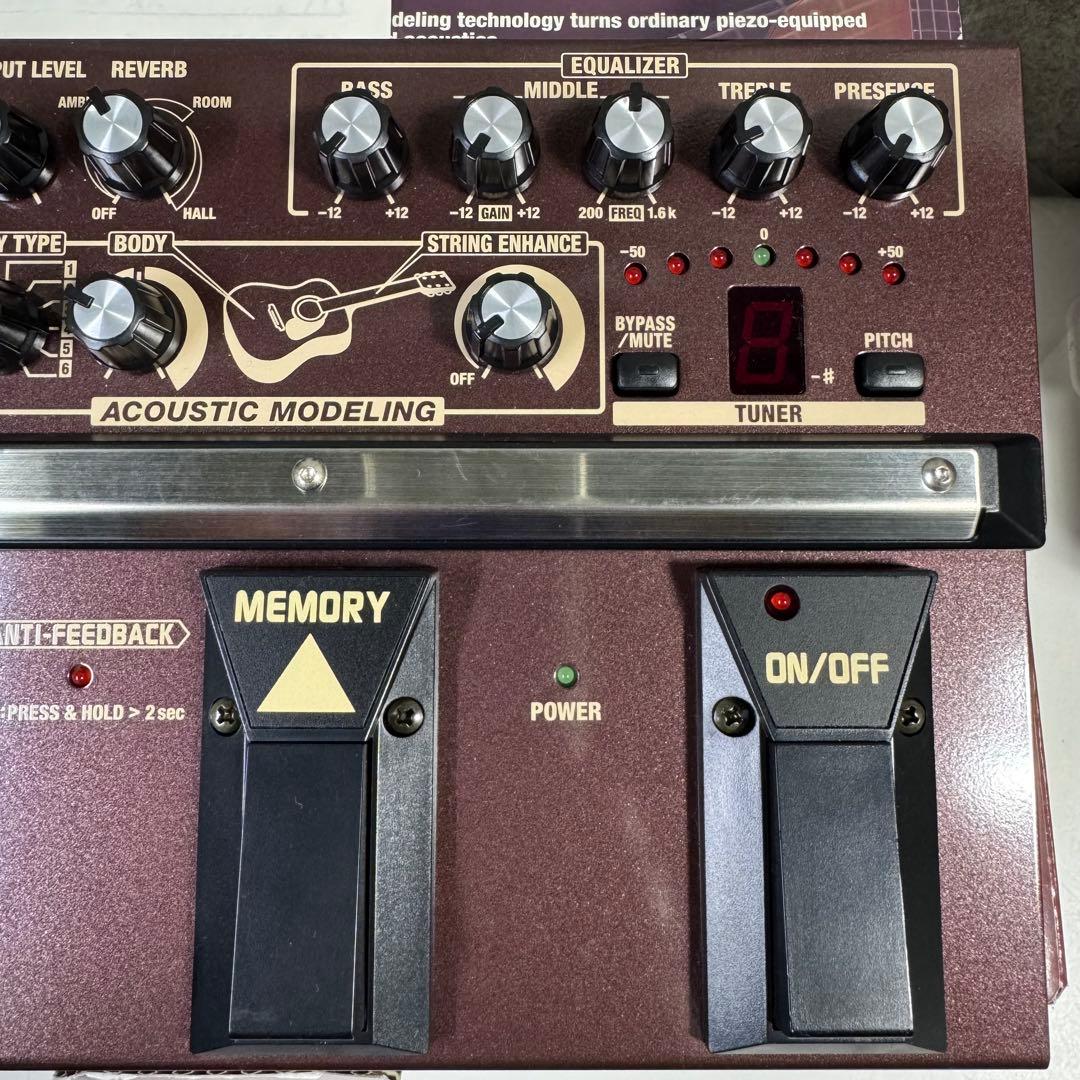 【‎ジャンク品】BOSS AD-8 アコースティックギター エフェクター