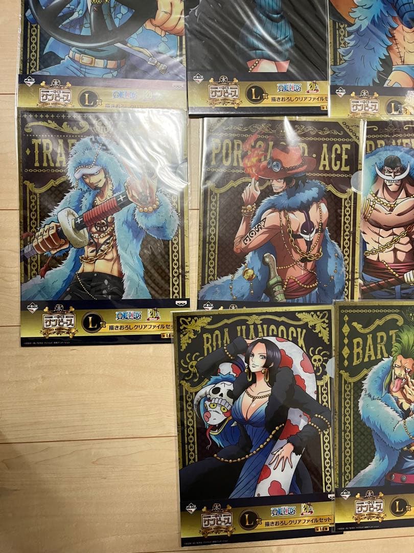 ワンピースone piece 一番くじ　20th クリアファイル　コンプリート