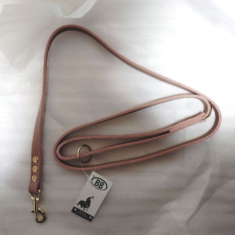 BUDDYBELT　大人気ラテ　オールレザーリード　新品未使用タグ付き