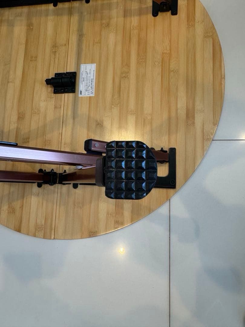 【使用少・廃盤】コールマン　コンフォートマスター　バンブーオーバルテーブル85