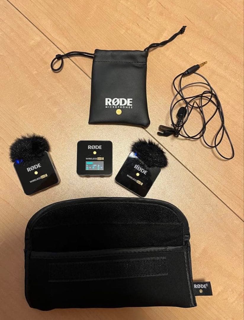 RØDE WIRELESS GO II ワイヤレスマイクシステム完備