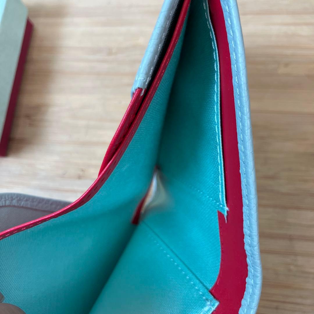 美品Fioraria グレー 二つ折り財布