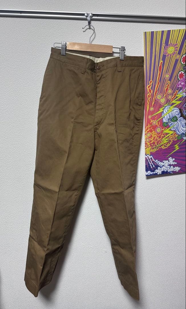 AT LAST & CO キャメル チノパン 34