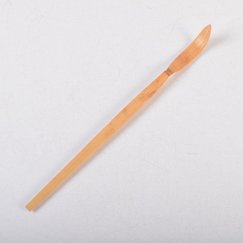 茶道具　茶杓　銘「八千代」　前大徳 横井明堂書付　共筒共箱　V　8763