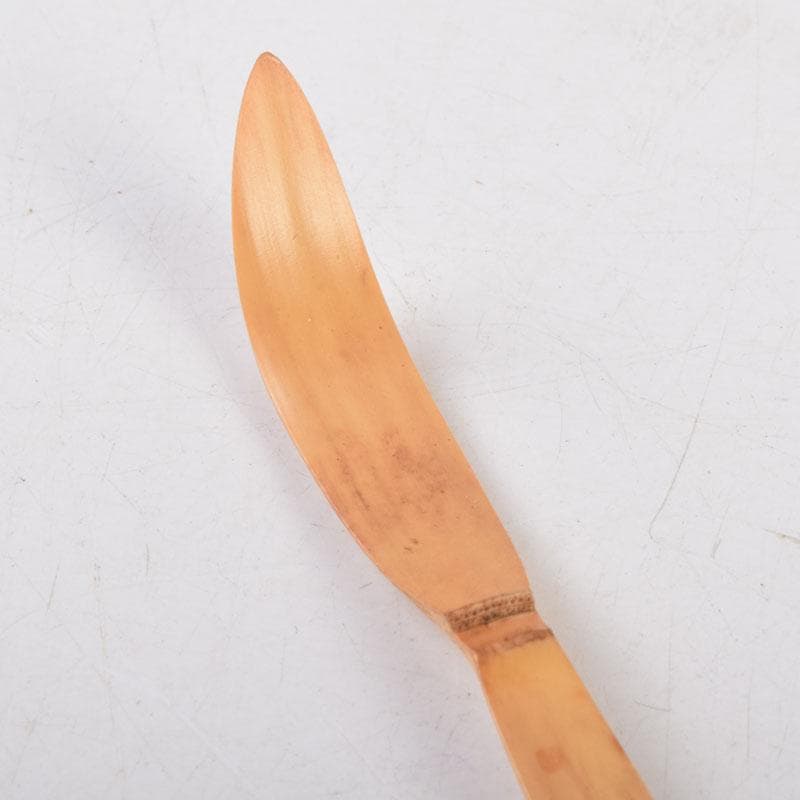 茶道具　茶杓　銘「八千代」　前大徳 横井明堂書付　共筒共箱　V　8763