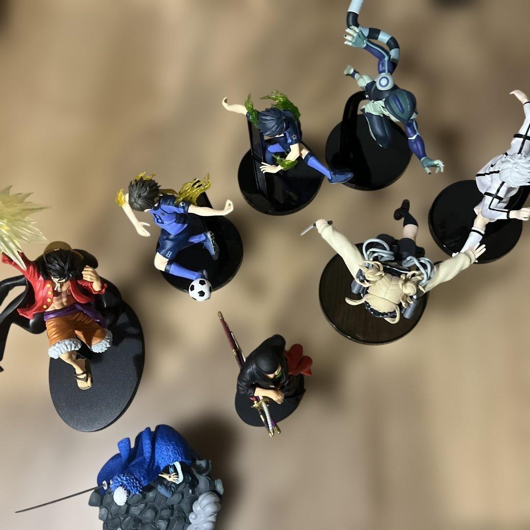 フィギュア14体セット まとめ売り ジャンプ プライズ ブルーロック ワンピース