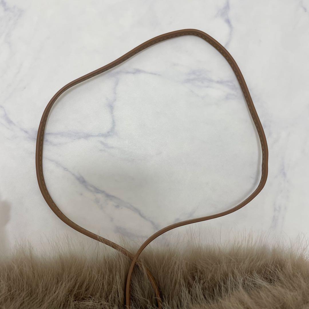 HUG Ō WäR フェイクファー２wayバッグ　ハグオーワー