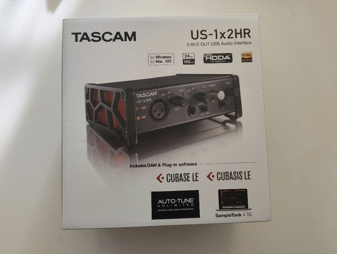 TASCAM US-1x2HR USBオーディオインターフェイス