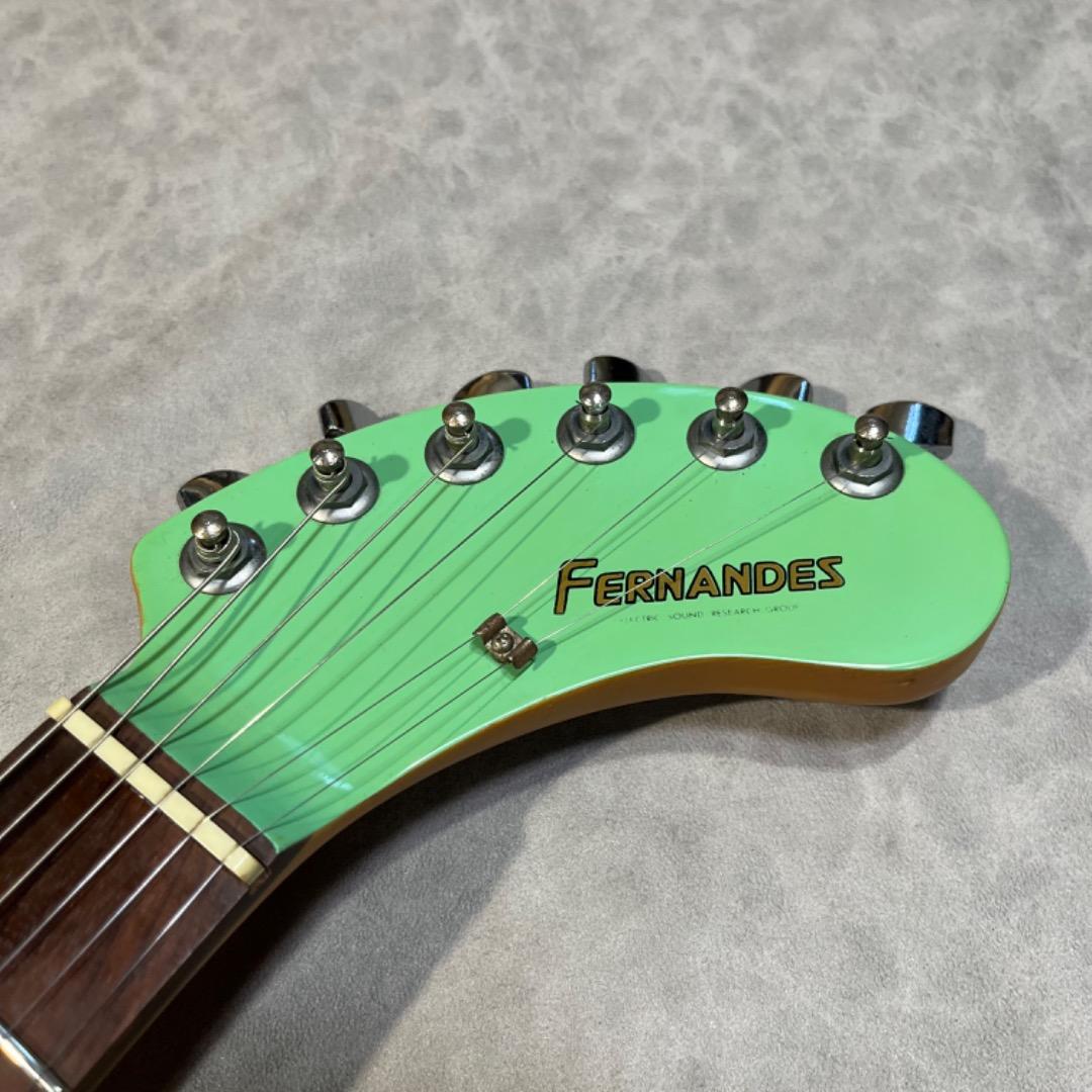 FERNANDES ZO-III グリーン系 専用ケース付