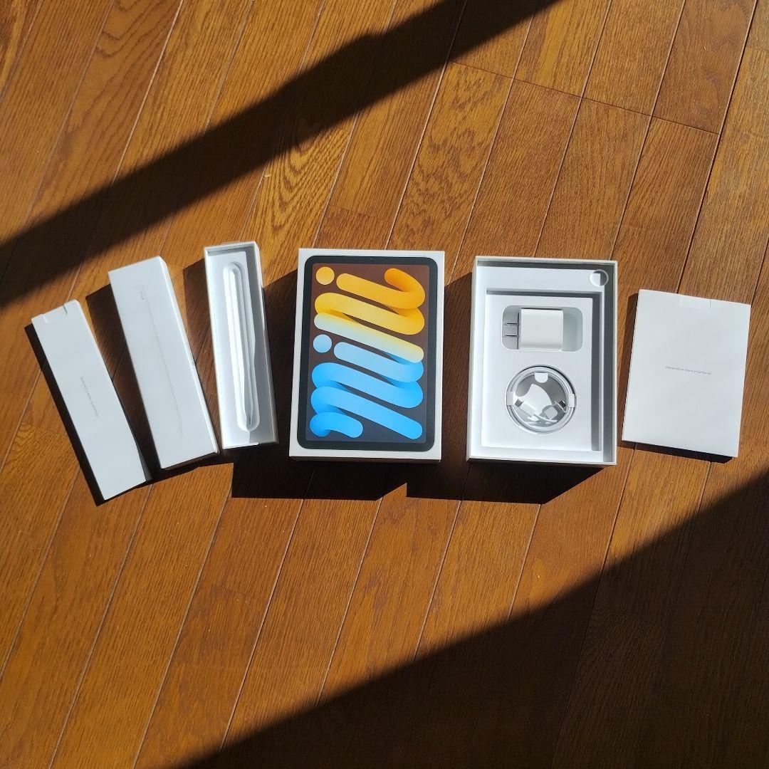 iPad mini 6　セルラーモデル　pencil付属