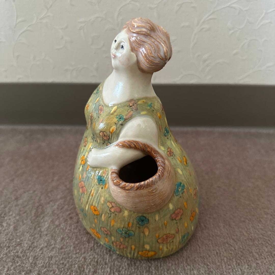 藤田美智さん　置物　花瓶