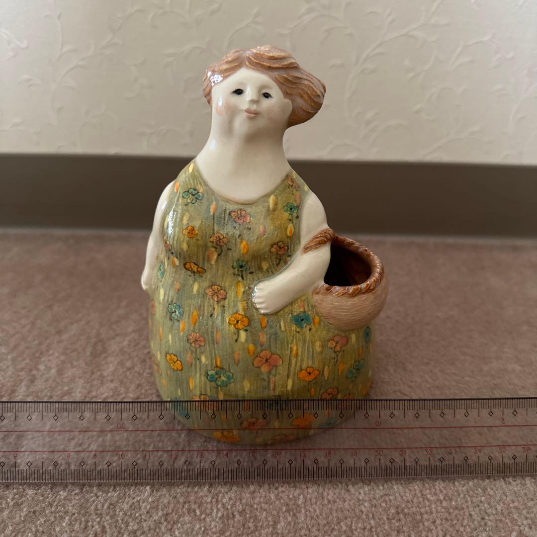 藤田美智さん　置物　花瓶