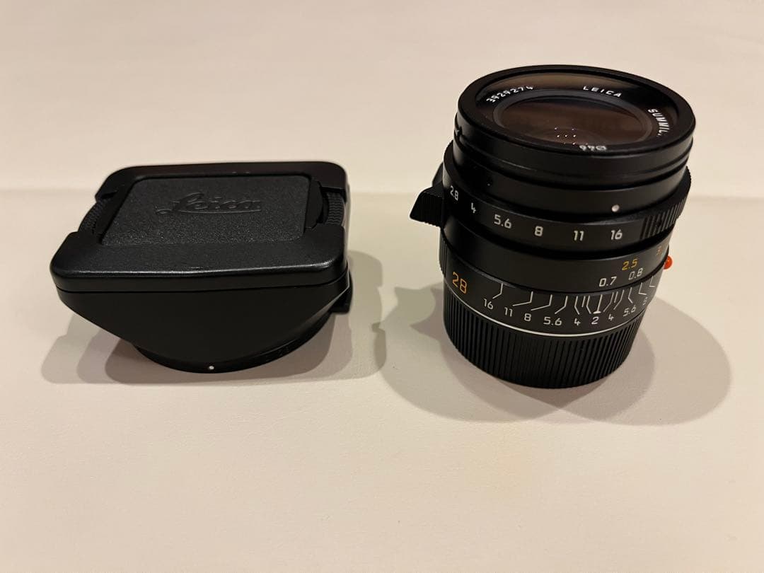 Leica summicron M 28mm f/2 ASPH +α