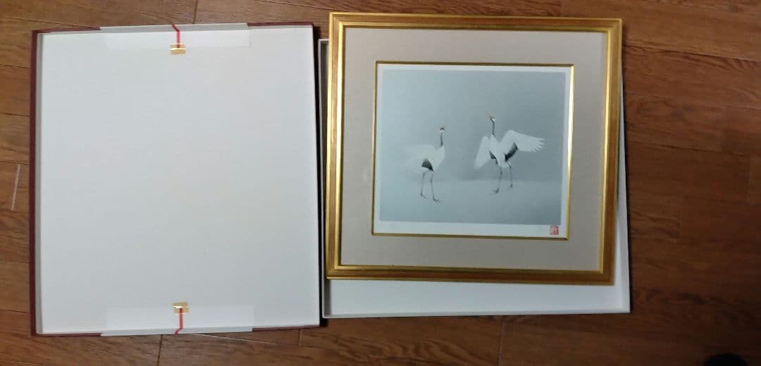 和絵画 翔 金色フレーム