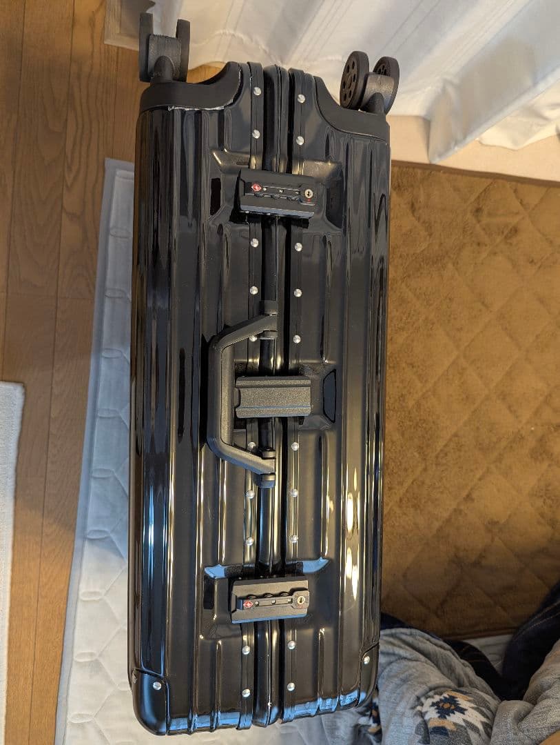 スーツケース 78L XL ブラック ラッチ式 TSA×2 ダイヤルロック×2