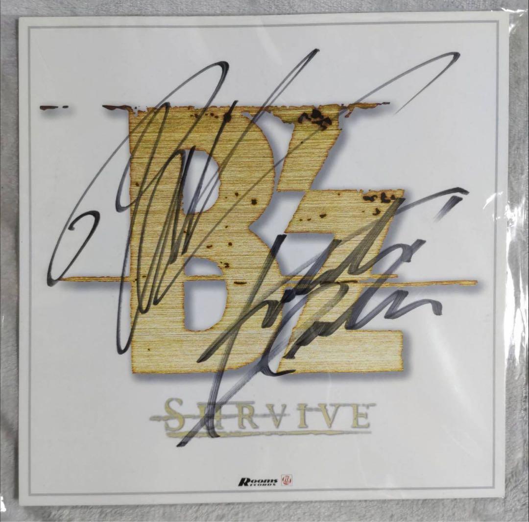B'z LIVE-GYM98 SURVIVE 限定 直筆サイン色紙